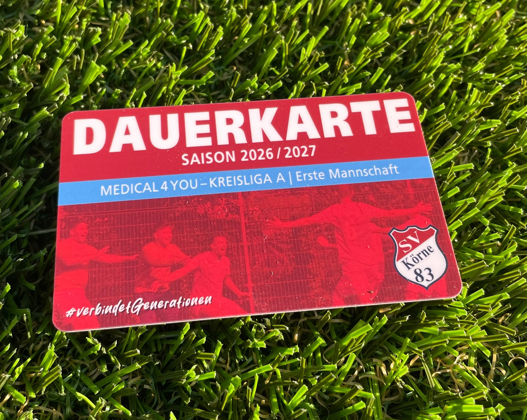 HOL DIR DEINE DAUERKARTE VOM SV KÖRNE 83!